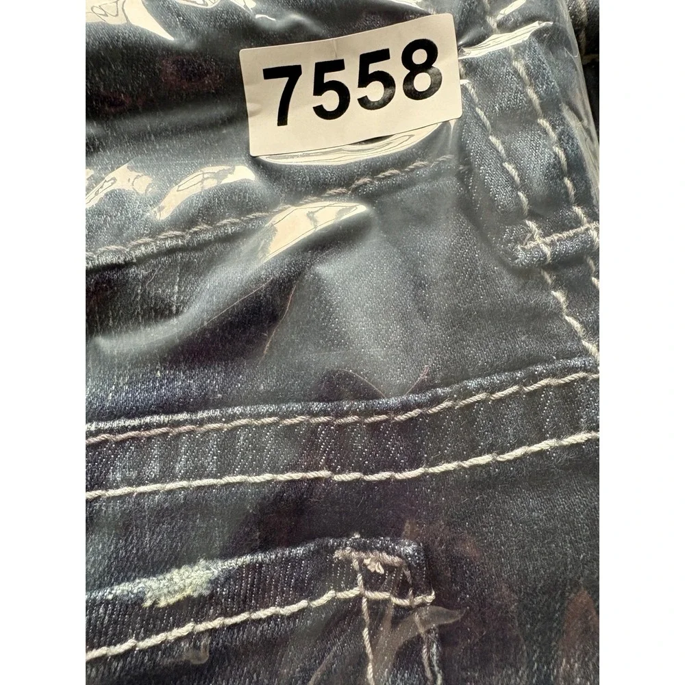 Silver Jeans Suki Mid Slim Bootcut Women's 31x33 Dark Wash Slim Bootcut Stretch